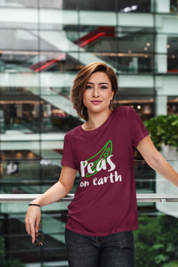 peas on earth unisex tshirt by wayward wayz