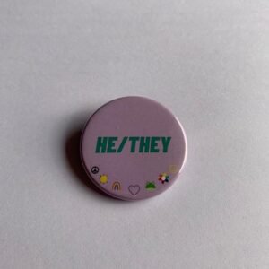Ctrl+P He/They Pronouns Button Badge