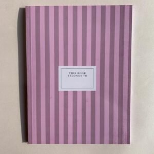 Ctrl+P Striped Notebook