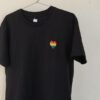 Ctrl+P Embroidered Rainbow Heart T-Shirt