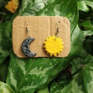 Blessy Rebello - Sun And Moon Earrings