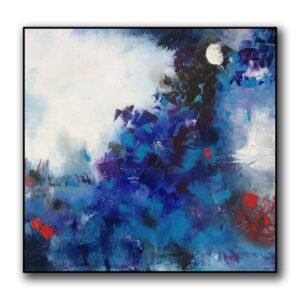 Monsoon  Oil on canvas; 23" x 24"