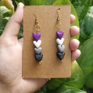Blessy Rebello - Asexual Hearts Earrings