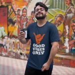 8good vibes only tshirt