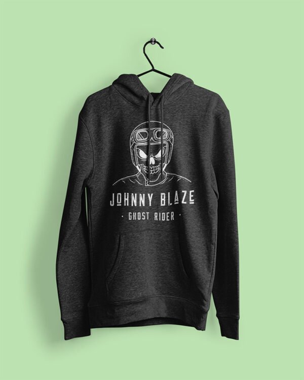 johnny blaze hoodie charcoal grey