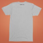 Heather Grey Solid T-Shirt by Wayward Wayz Back