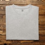 Heather Grey Solid T-Shirt by Wayward Wayz Folded