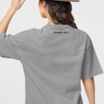 Moon Grey Solid T-Shirt by Wayward Wayz - Back