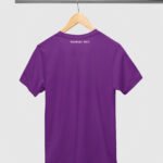 Purple Solid T-Shirt by Wayward Wayz Back