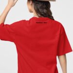 Red Solid T-Shirt by Wayward Wayz - Back