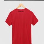 Red Solid T-Shirt by Wayward Wayz Back