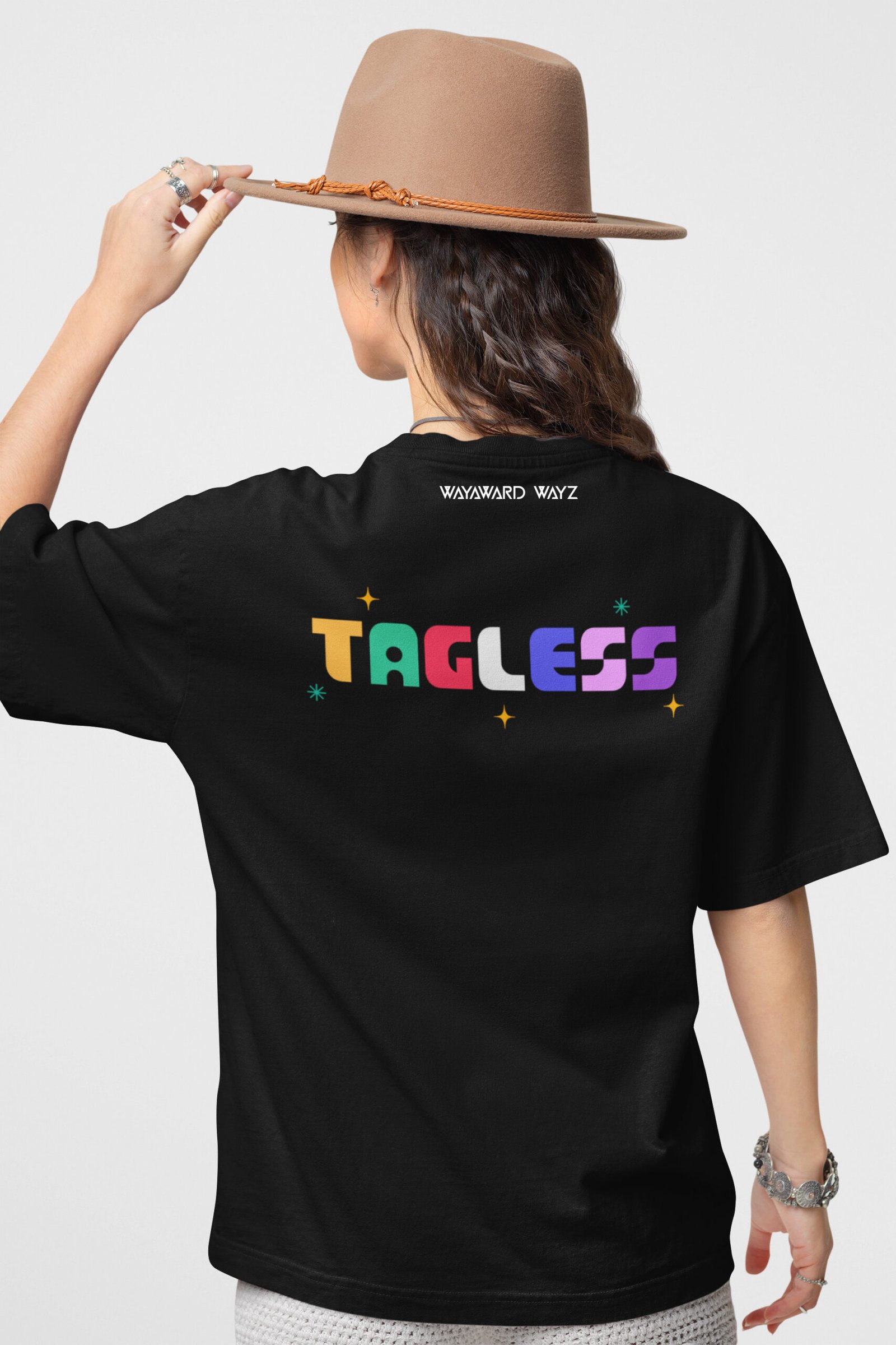 Tagless T-Shirt by Wayward Wayz Back