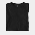 Wayward Wayz Solid T-Shirt Black-Folded