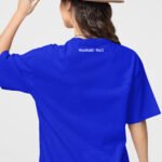 Wayward Wayz Solid T-Shirt Royal Blue-model back